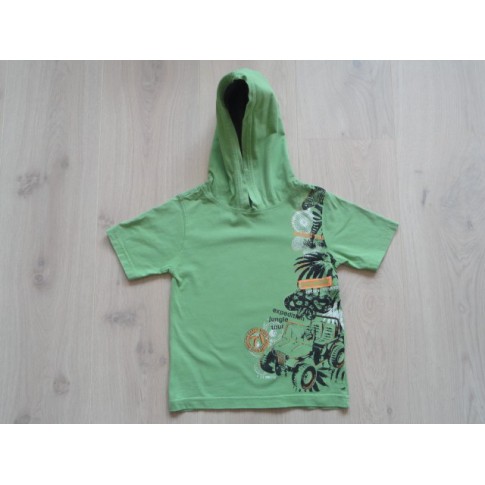 Palomino groen hooded t-shirt "safari, jungle" mt 116