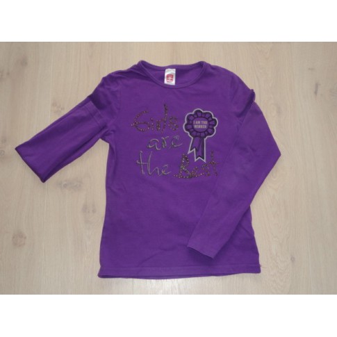 Here & There paarse longsleeve "Girls are the best"  mt 146 - 152