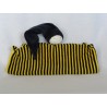Knuffeldoekje Tutpopje zwart geel gestreept 32 x 25 cm