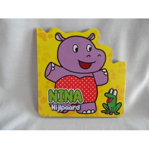 Boekje Nina Nijlpaard karton Yoyo books