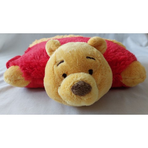 Pillow Pets kussen knuffel Disney Winnie de Poeh 31x28 cm