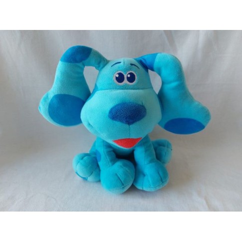 Nickelodeon Blues Clues knuffel velours blauw vlekken Blue 21 - 25 cm