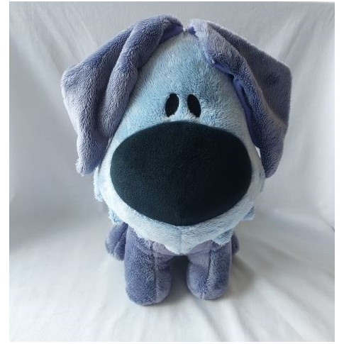 Woezel en Pip knuffel Woezel velours blauw 36 cm